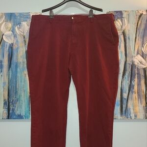 Polo-Ralph Lauren, 46Bx30, Burgundy Pants